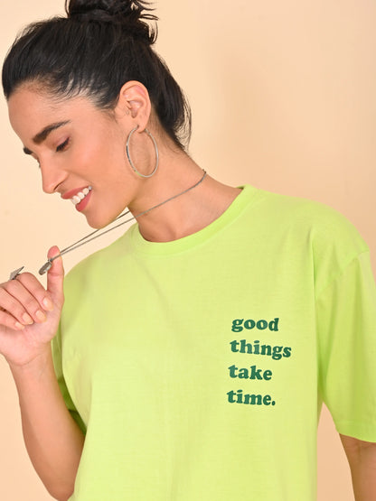 Good things take time
